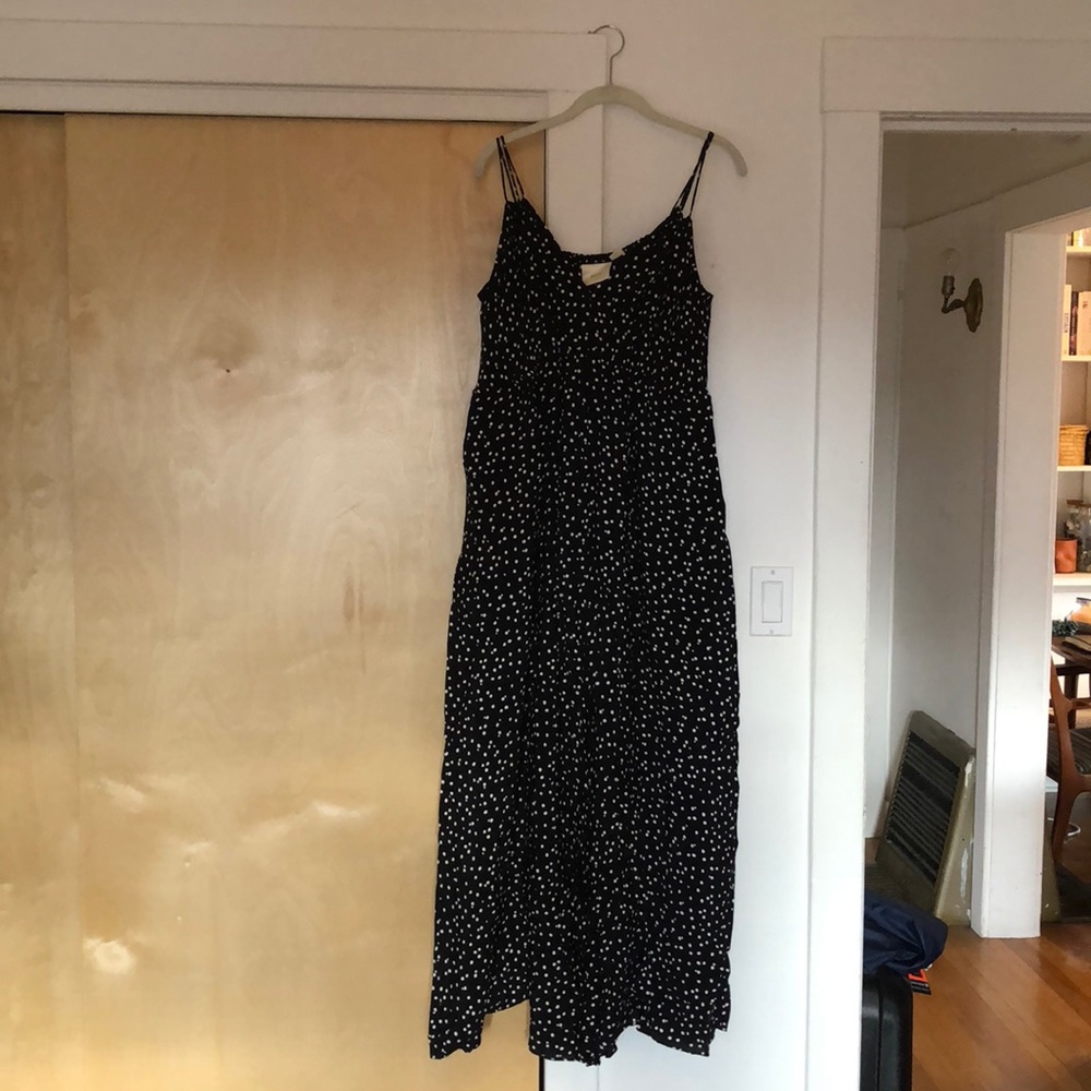 NWT Maeve polka dot wide leg jumpsuit